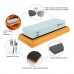 Sharpening Stone Set, Premium Whetstone 400/1000 & 3000/8000 Grit Waterstone Kit​ with Non-Slip Bamboo Base, Flattening Stone